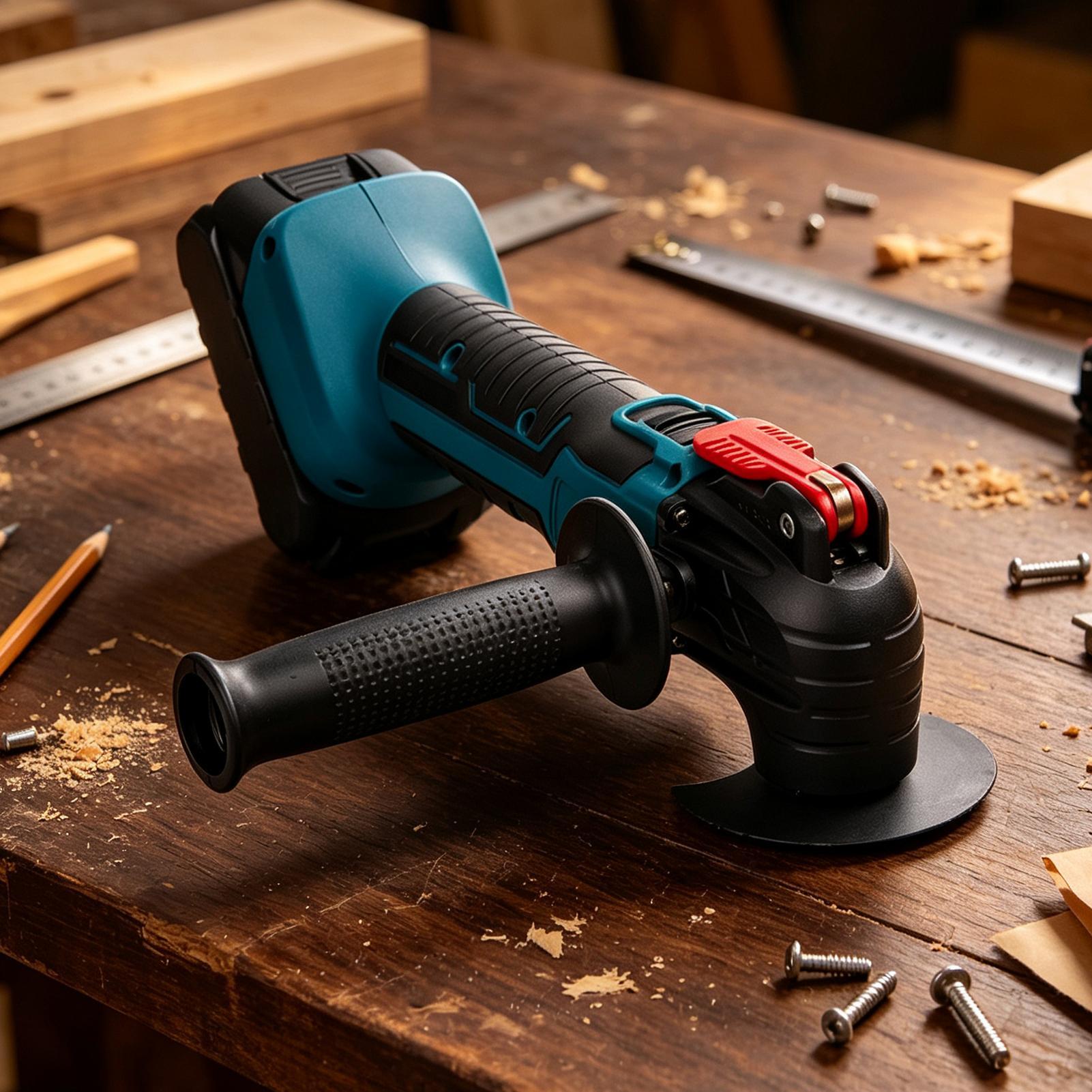 Woodworking Garage - جلاخة زاوية لاسلكية متعددة الاستخدامات، أداة