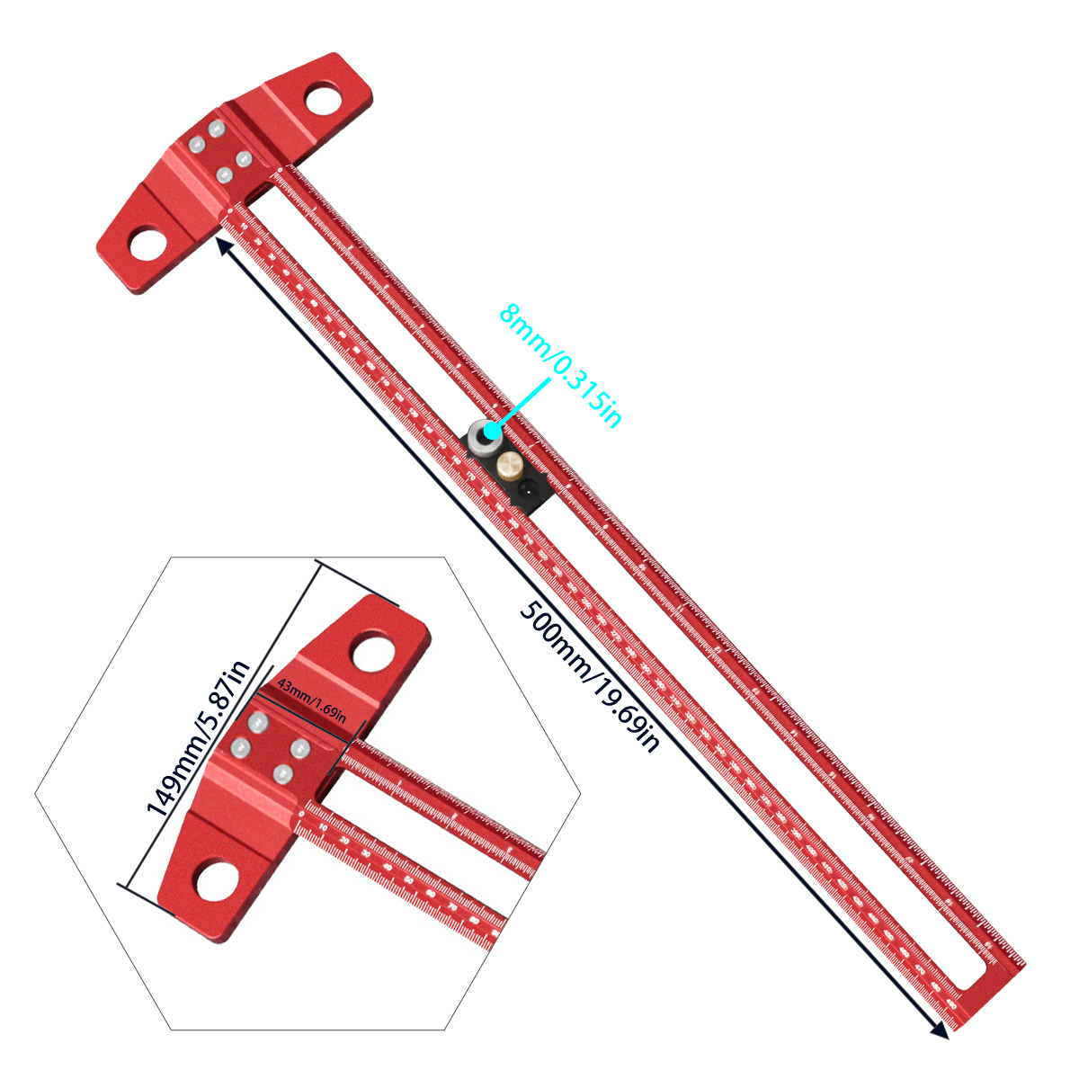 مسطرة تخطيط وتحديد للأعمال الخ - مراجعة Woodworking Marking Knife وسعره