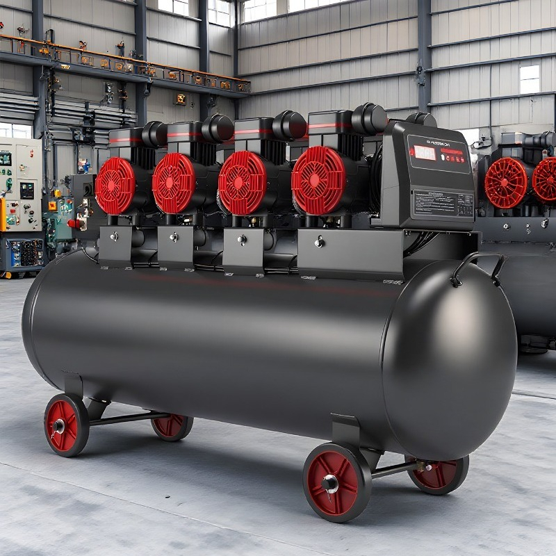 ضاغط هواء صامت خالٍ من الزيت،  - مراجعة Woodworking Equipment وسعره