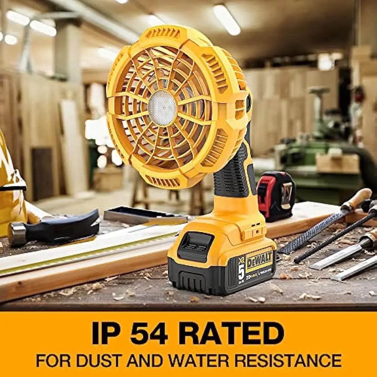 مروحة محمولة على موقع العمل ،  - مراجعة Woodworking Garage وسعره