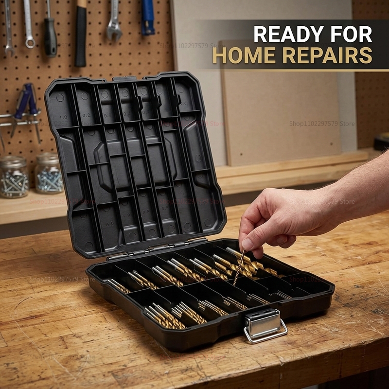 مجموعة مثاقب تيتانيوم 99 قطعة  - مراجعة Woodworking Garage وسعره
