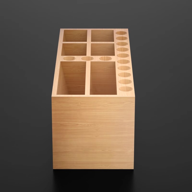 Amaoe M63 بامبو صندوق تخزين مت - مراجعة Woodworking Essential Tools وسعره