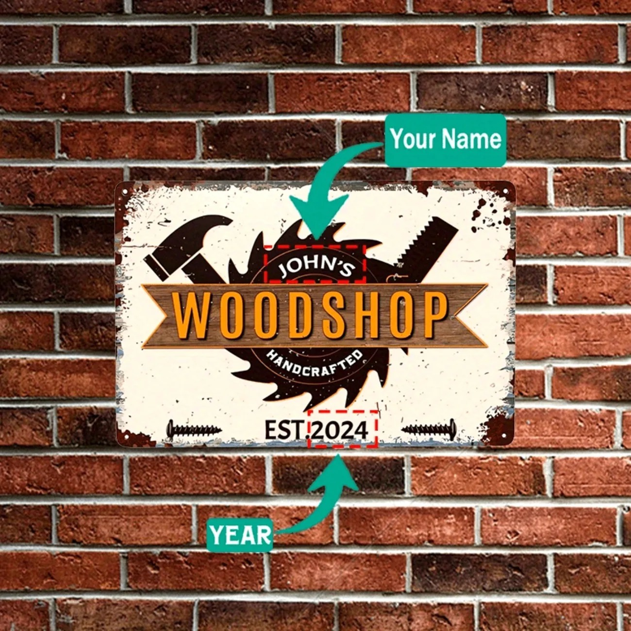 لافتة نجارة مخصصة من الخشب، لو - مراجعة Woodworking Garage وسعره