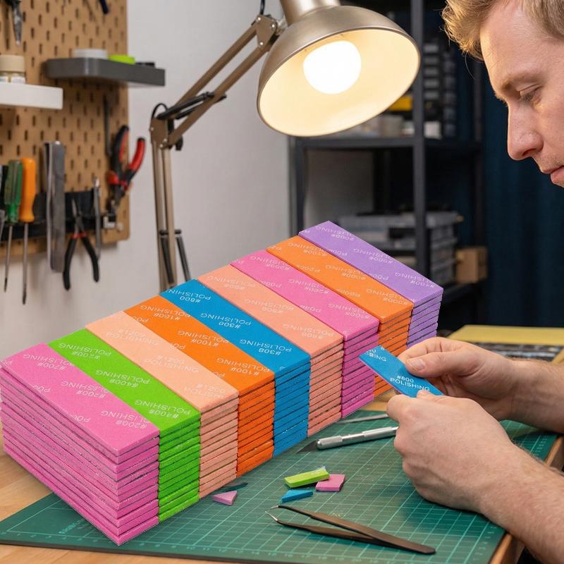 قضبان صقل دقيقة 400-2000 شبكة  - مراجعة Woodworking Hobby Kits وسعره